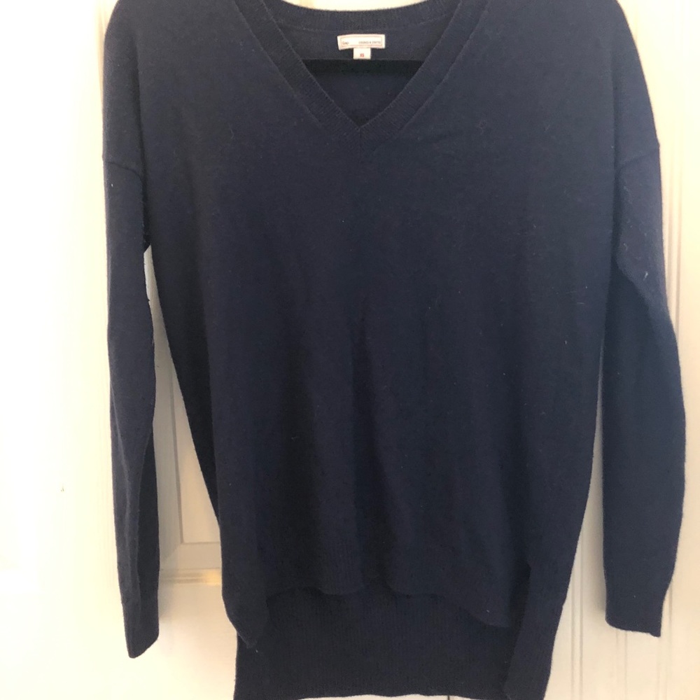 Gap navy blue v-neck sweater!